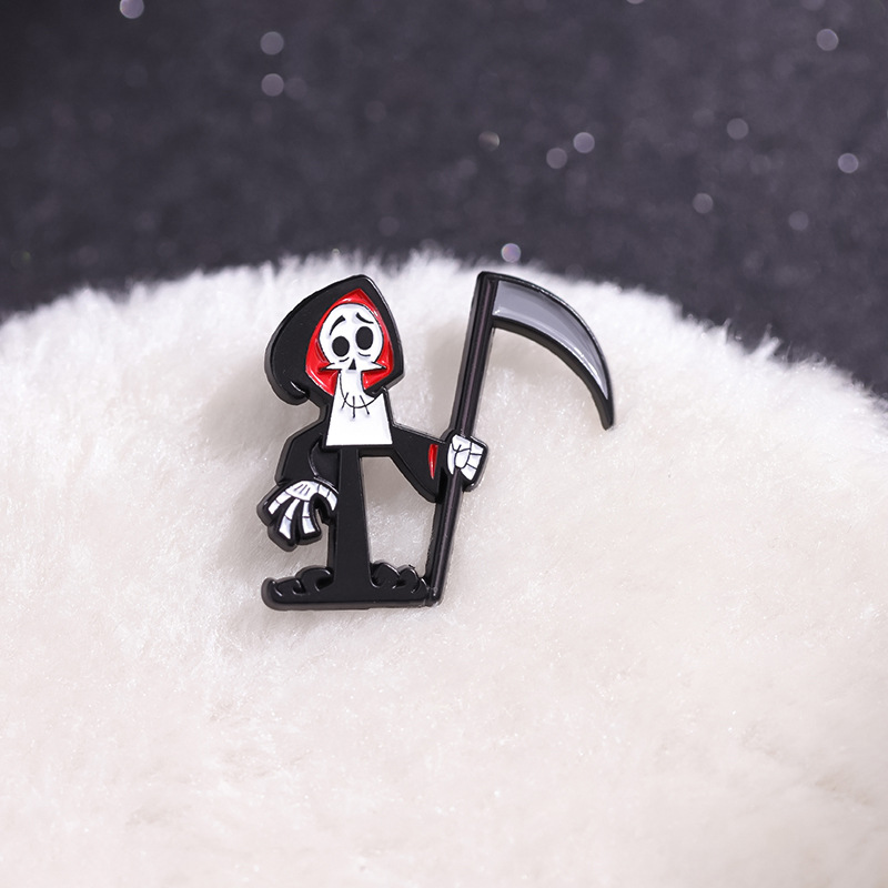 Edc Everyday Carry Knives - Karakter Broche Cartoon Ghost Holding Mes