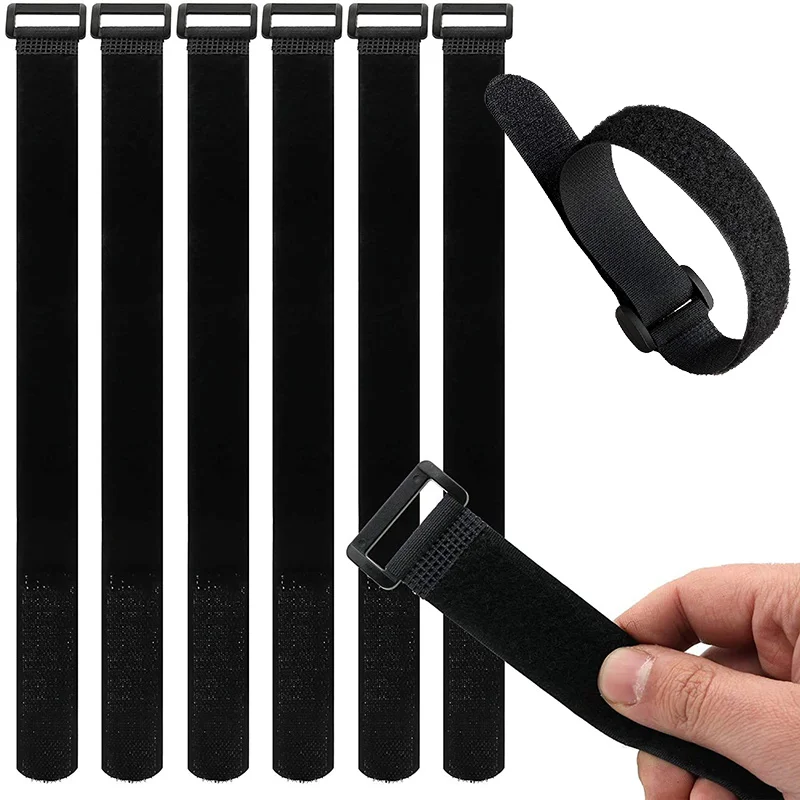Gear Tie Reusable - 5/10 Stuks Herbruikbare Klittenbandjes Bevestiging Kabelbinders