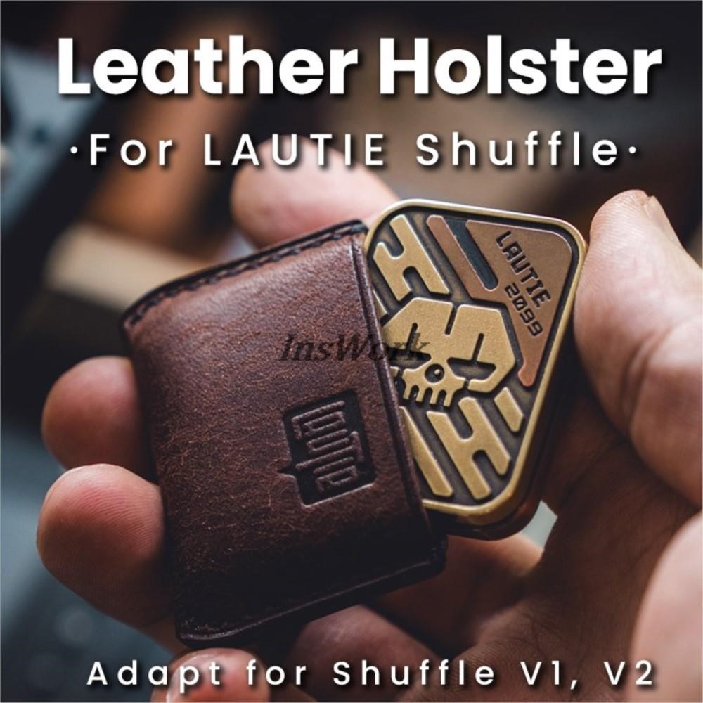 Edc Carry Items - Lautie Edc Lederen Holster Voor Shuffle