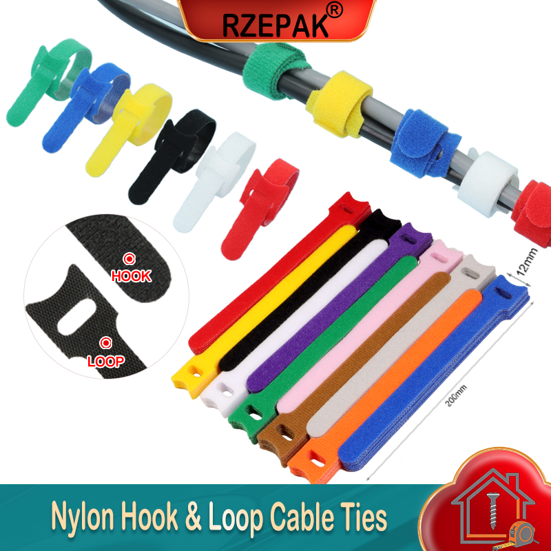 Gear Tie Reusable - 10 ~ 1000 stuks nylon kabelbinders