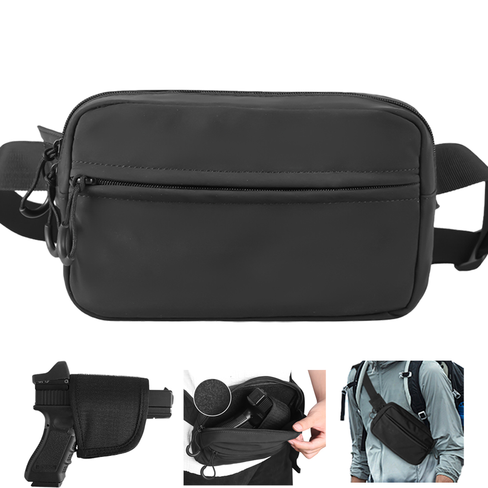 Edc Pistol Carry Bag - Tactische Crossbody Tas Pistool Heuptas Verborgen