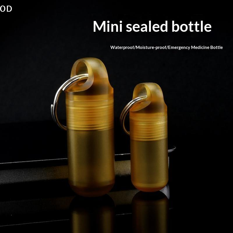 Edc Pill Carry - Kleine PEI-pillfles Multifunctionele opbergdoos Draagbaar buitengereedschap