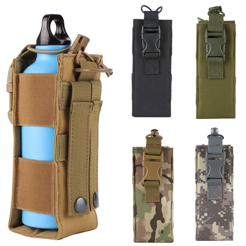 Edc Carry Items - Molle Waterfleshouder Buideltas Buitensporten Rijden Kamperen