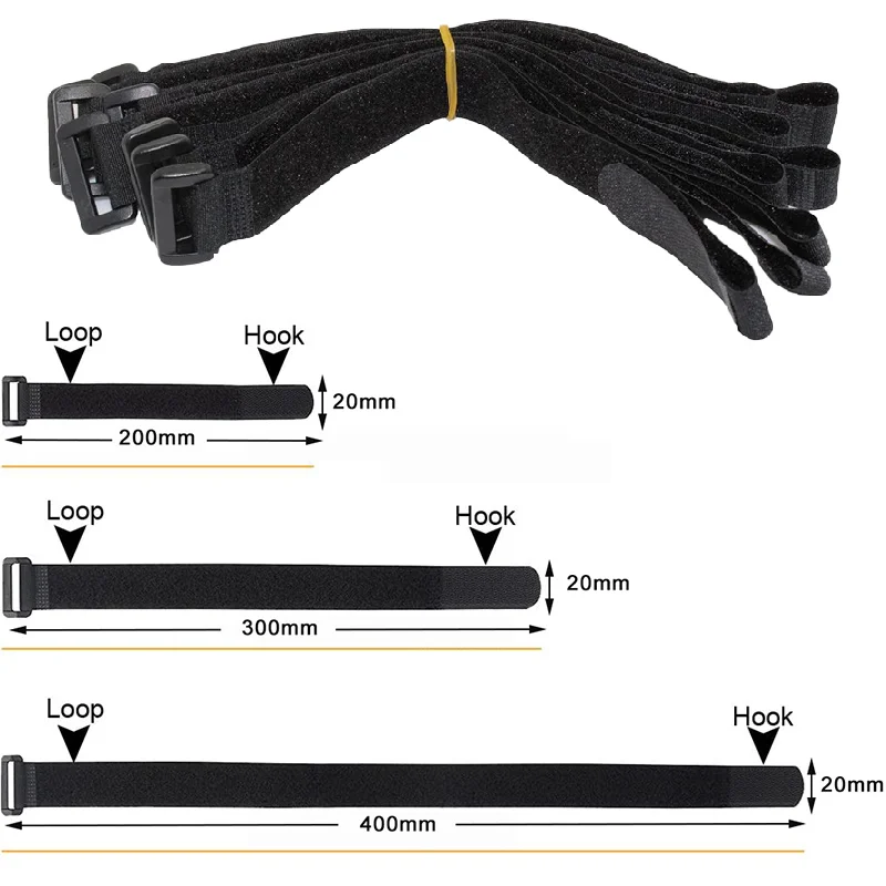 5/10 Stuks Herbruikbare Klitte - Gear Tie Reusable recensie en prijs
